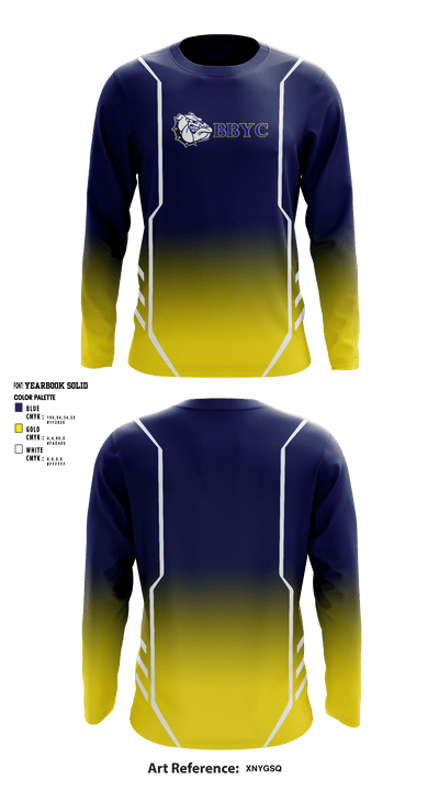 Bloomingdale And Butler Youth Club 95468867 Long Sleeve Performance Shirt - 1