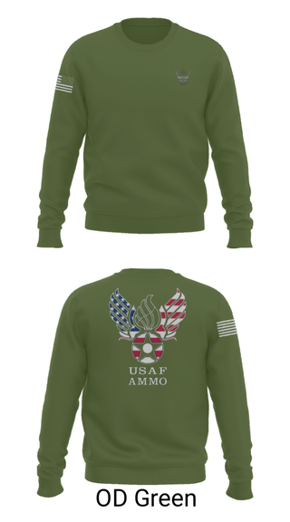 Crew Neck Sweatshirt, 7th Munitions Sq, Air Force, Teamtime, Team time, sublimation, custom sports apparel, team uniforms, spirit wear, spiritwear, sports uniforms, custom shirts, team store, custom team store, fundraiser sports, apparel fundraiser