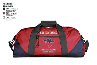 Duffle Bag, Saugerties Outlaws Youth Football, Football, Teamtime, Team time, sublimation, custom sports apparel, team uniforms, spirit wear, spiritwear, sports uniforms, custom shirts, team store, custom team store, fundraiser sports, apparel fundraiser