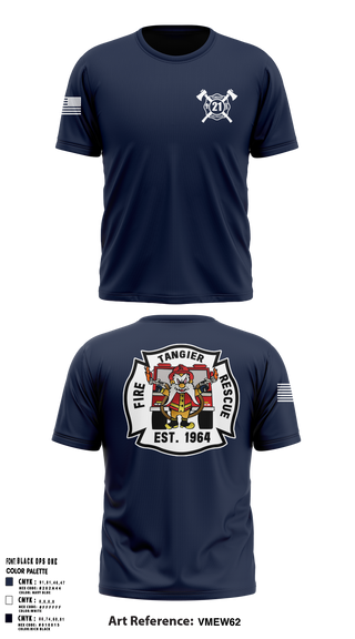Short Sleeve Performance Shirt, TANGIER VOL FIRE DEPT, , Teamtime, Team time, sublimation, custom sports apparel, team uniforms, spirit wear, spiritwear, sports uniforms, custom shirts, team store, custom team store, fundraiser sports, apparel fundraiser