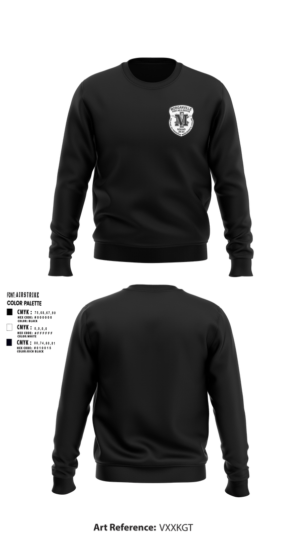 Crew Neck Sweatshirt, MORGANVILLE EMSMORGANVILLE EMS, , Teamtime, Team time, sublimation, custom sports apparel, team uniforms, spirit wear, spiritwear, sports uniforms, custom shirts, team store, custom team store, fundraiser sports, apparel fundraiser