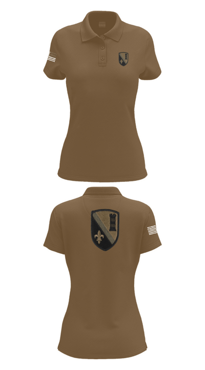 844th ECC 52332880 Women's Short Sleeve Performance Polo  - 14