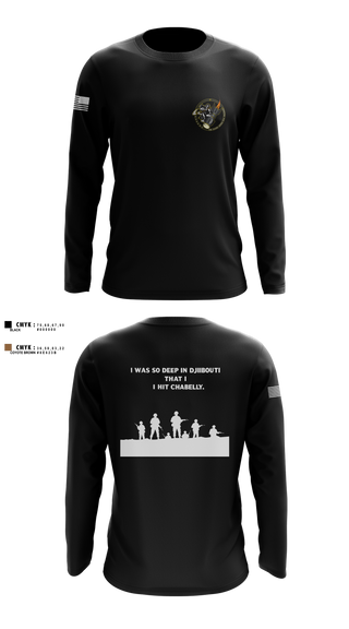 Long Sleeve Performance Shirt, Eco 2/160th SOAR (Abn), Army, Teamtime, Team time, sublimation, custom sports apparel, team uniforms, spirit wear, spiritwear, sports uniforms, custom shirts, team store, custom team store, fundraiser sports, apparel fundraiser