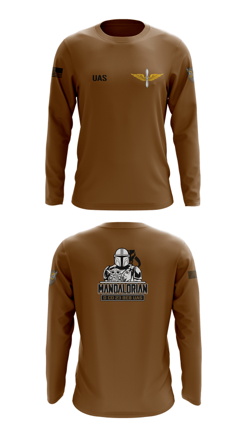 Long Sleeve Performance Shirt, 23rd BEB UAS, Army, Teamtime, Team time, sublimation, custom sports apparel, team uniforms, spirit wear, spiritwear, sports uniforms, custom shirts, team store, custom team store, fundraiser sports, apparel fundraiser