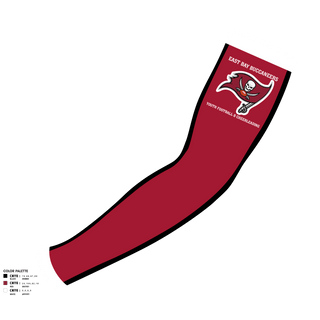Arm Sleeve, East Bay Buccaneers Youth Football & Cheerleading, Football, Teamtime, Team time, sublimation, custom sports apparel, team uniforms, spirit wear, spiritwear, sports uniforms, custom shirts, team store, custom team store, fundraiser sports, apparel fundraiser