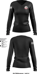 California State Guard San Jose 79819160 Women's Long Sleeve V-neck Shirt - 1