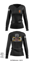 Spartans 31739633 Women's Long Sleeve V-neck Shirt - 101