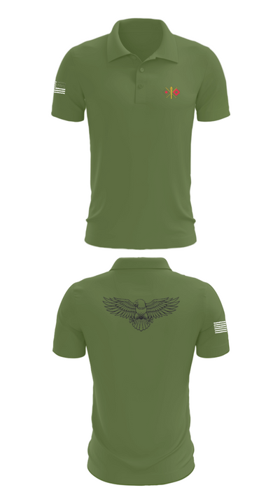 USASA BELVOIR 16372072 Short Sleeve Performance Polo - 47