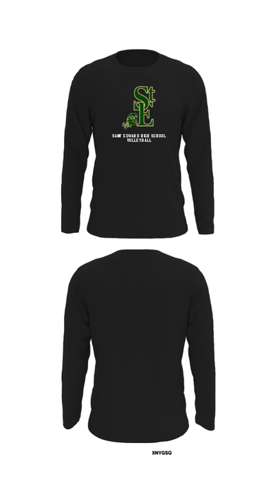Saint Edward High School Volleyball 61999395 Long Sleeve Performance Shirt - 27