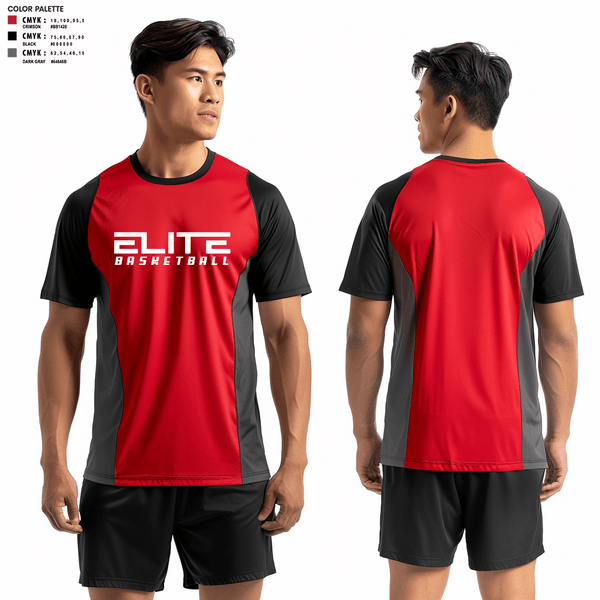 Short Sleeve Performance Shirt, Ildar Elite, Men's Basketball, Teamtime, Team time, sublimation, custom sports apparel, team uniforms, spirit wear, spiritwear, sports uniforms, custom shirts, team store, custom team store, fundraiser sports, apparel fundraiser