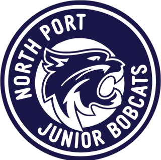 North Port Jr Bobcats 24422472 Stainless Steel Water Bottle with a Straw Lid