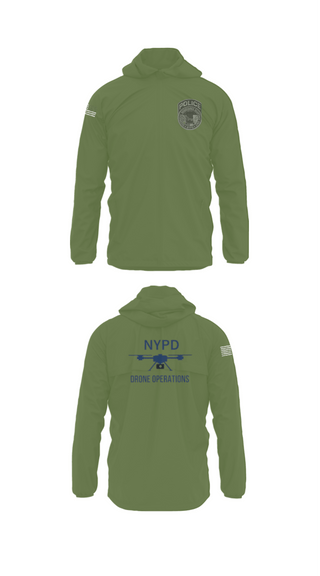 Windbreaker, NYPD TARU, Police, Teamtime, Team time, sublimation, custom sports apparel, team uniforms, spirit wear, spiritwear, sports uniforms, custom shirts, team store, custom team store, fundraiser sports, apparel fundraiser