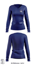 284th ASOS 55396522 Women's Long Sleeve V-neck Shirt - 1