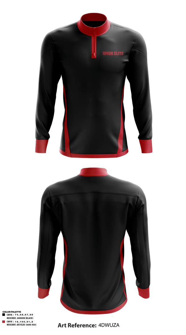 Quarter Zip Jacket, opium elite, Men's Basketball, Teamtime, Team time, sublimation, custom sports apparel, team uniforms, spirit wear, spiritwear, sports uniforms, custom shirts, team store, custom team store, fundraiser sports, apparel fundraiser