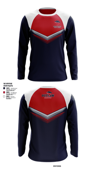 Long Sleeve Performance Shirt, Saugerties Outlaws, Football, Teamtime, Team time, sublimation, custom sports apparel, team uniforms, spirit wear, spiritwear, sports uniforms, custom shirts, team store, custom team store, fundraiser sports, apparel fundraiser