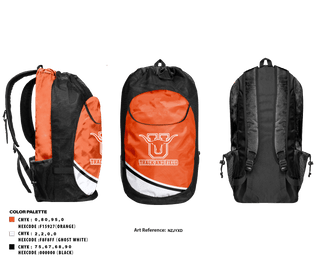 Gear Bag, United Track and Field, Track & Field, Teamtime, Team time, sublimation, custom sports apparel, team uniforms, spirit wear, spiritwear, sports uniforms, custom shirts, team store, custom team store, fundraiser sports, apparel fundraiser