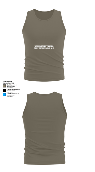 Tank Top, Rocky Ford Professional Firefighters Local 5497, Fire Department, Teamtime, Team time, sublimation, custom sports apparel, team uniforms, spirit wear, spiritwear, sports uniforms, custom shirts, team store, custom team store, fundraiser sports, apparel fundraiser