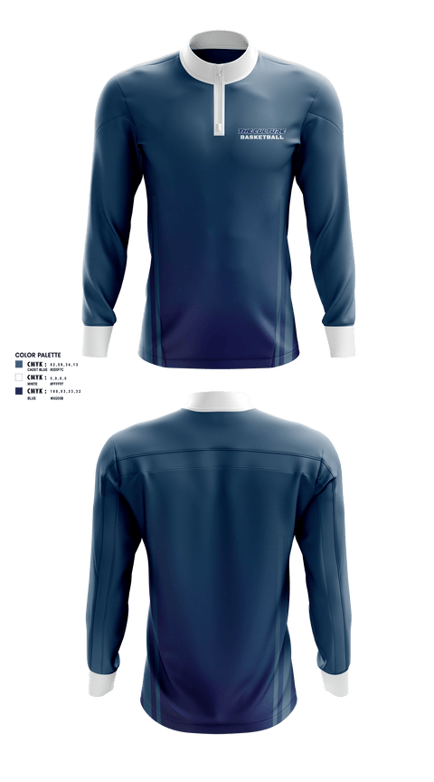 Quarter Zip Jacket, The Culture, Men's Basketball, Teamtime, Team time, sublimation, custom sports apparel, team uniforms, spirit wear, spiritwear, sports uniforms, custom shirts, team store, custom team store, fundraiser sports, apparel fundraiser