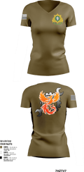 Phoenix battery 17296870 Women's Short Sleeve V-neck Shirt - 3