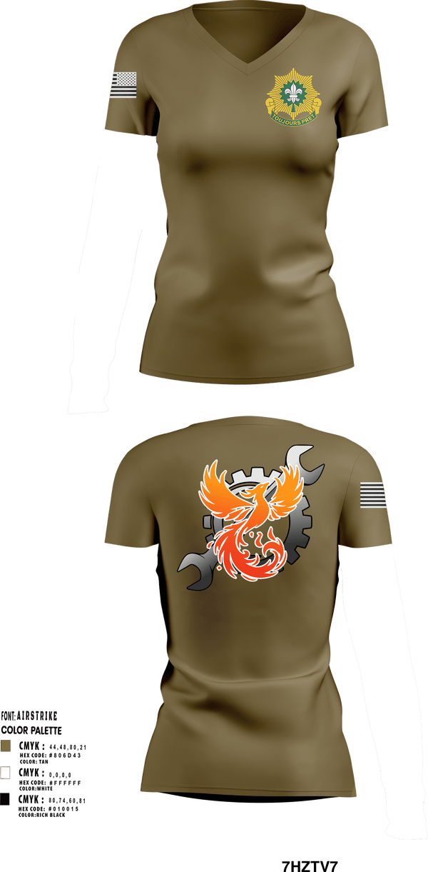 Women's Short Sleeve Vneck Shirt, Phoenix battery, Army, Teamtime, Team time, sublimation, custom sports apparel, team uniforms, spirit wear, spiritwear, sports uniforms, custom shirts, team store, custom team store, fundraiser sports, apparel fundraiser