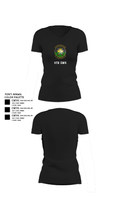 4th EMS 74214049 Women's Short Sleeve V-neck Shirt - 24