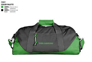 Duffle Bag, Team Champions, Men's Soccer, Teamtime, Team time, sublimation, custom sports apparel, team uniforms, spirit wear, spiritwear, sports uniforms, custom shirts, team store, custom team store, fundraiser sports, apparel fundraiser