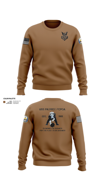 Uss patriot 25389184 Crew Neck Sweatshirt - 21