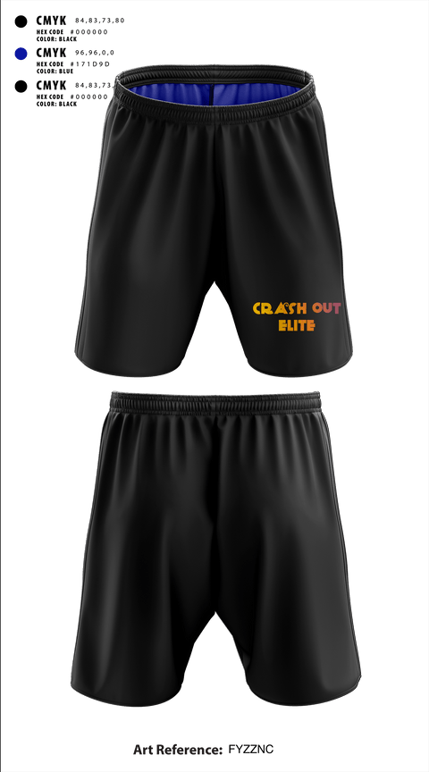 Athletic Shorts With Pockets, Crash out elite, Men's Basketball, Teamtime, Team time, sublimation, custom sports apparel, team uniforms, spirit wear, spiritwear, sports uniforms, custom shirts, team store, custom team store, fundraiser sports, apparel fundraiser