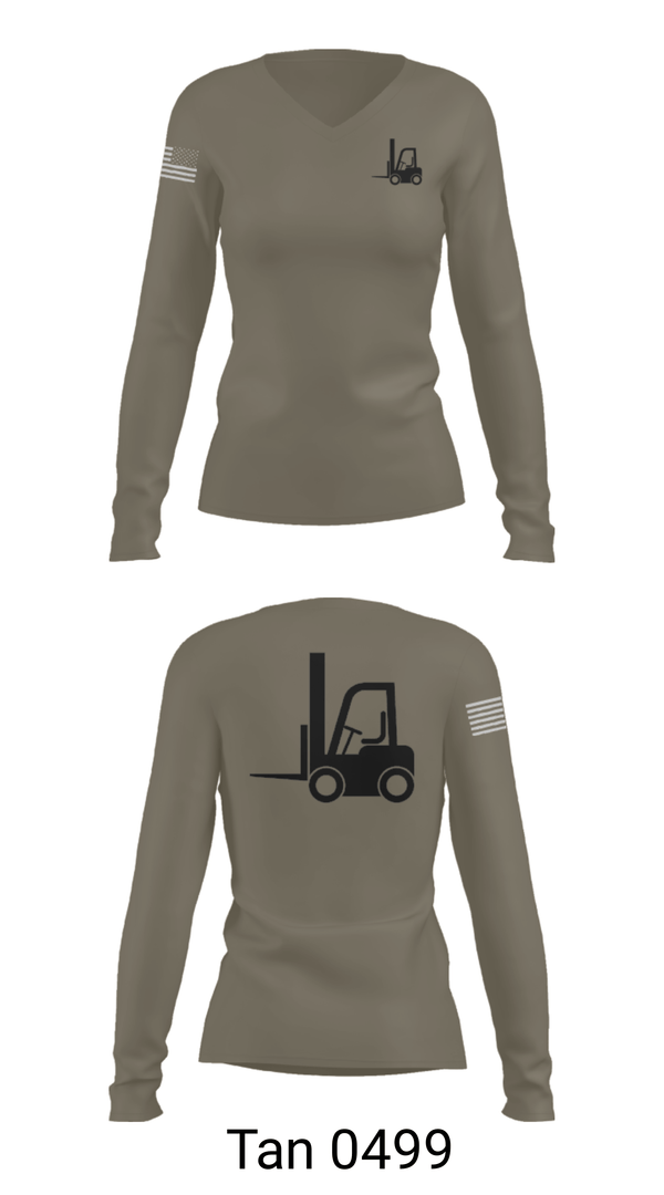 Women's Long Sleeve Vneck Shirt, VT-AASF, National Guard, Teamtime, Team time, sublimation, custom sports apparel, team uniforms, spirit wear, spiritwear, sports uniforms, custom shirts, team store, custom team store, fundraiser sports, apparel fundraiser