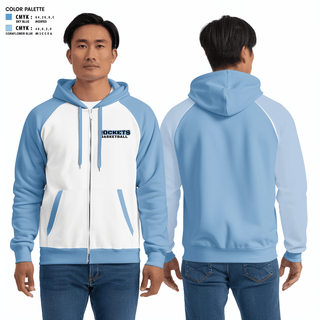 Zip Hoodie, Rockets, Men's Basketball, Teamtime, Team time, sublimation, custom sports apparel, team uniforms, spirit wear, spiritwear, sports uniforms, custom shirts, team store, custom team store, fundraiser sports, apparel fundraiser