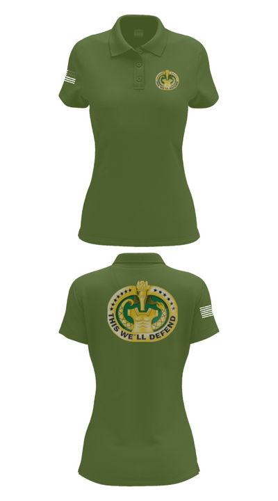DS Davis 5549191 Women's Short Sleeve Performance Polo  - 55
