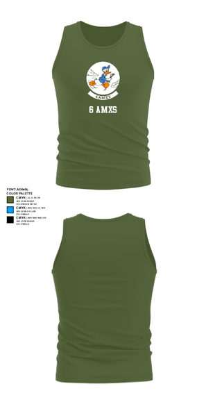 Tank Top, 6 AMXS, Air Force, Teamtime, Team time, sublimation, custom sports apparel, team uniforms, spirit wear, spiritwear, sports uniforms, custom shirts, team store, custom team store, fundraiser sports, apparel fundraiser
