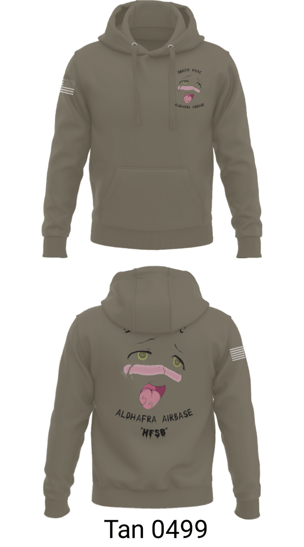 Hoodie, 380th HVAC, , Teamtime, Team time, sublimation, custom sports apparel, team uniforms, spirit wear, spiritwear, sports uniforms, custom shirts, team store, custom team store, fundraiser sports, apparel fundraiser