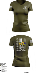 Krewe De ValhallaKrewe De Valhalla 20472021 Women's Short Sleeve V-neck Shirt - 1