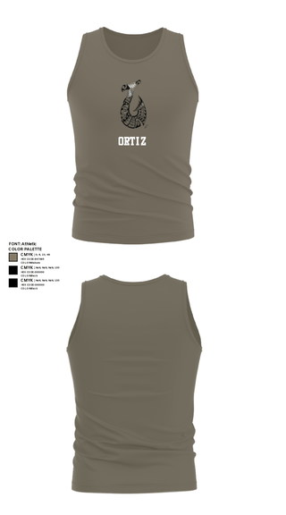 Tank Top, Ortiz, Marines, Teamtime, Team time, sublimation, custom sports apparel, team uniforms, spirit wear, spiritwear, sports uniforms, custom shirts, team store, custom team store, fundraiser sports, apparel fundraiser