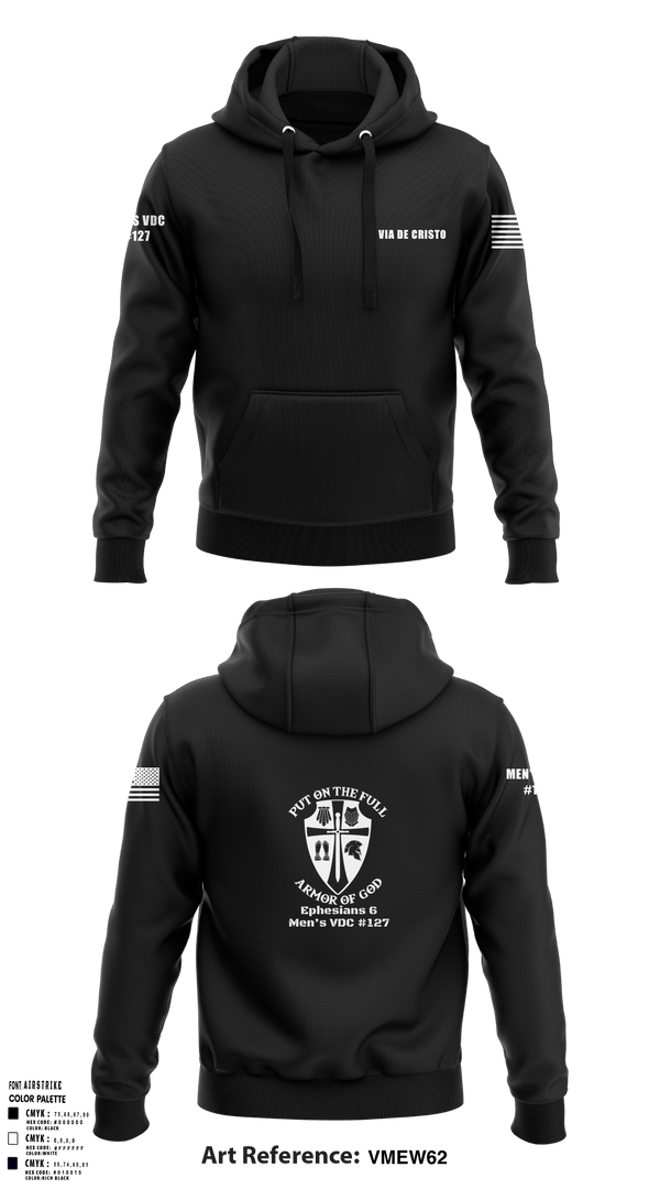 Hoodie, Service AideService AideVia De Cristo, , Teamtime, Team time, sublimation, custom sports apparel, team uniforms, spirit wear, spiritwear, sports uniforms, custom shirts, team store, custom team store, fundraiser sports, apparel fundraiser