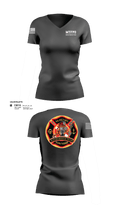 MTFPD Water Rescue Teams 62483869 Women's Short Sleeve V-neck Shirt - 5