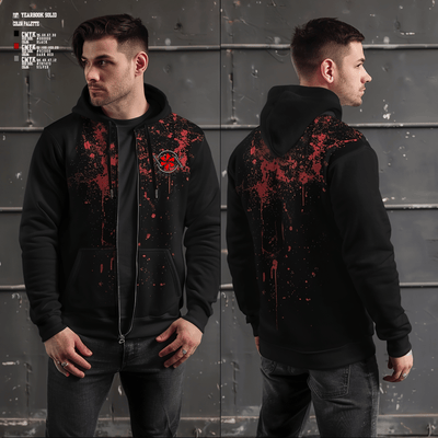10-10 Jiu Jitsu 45151237 Zip Hoodie - 1