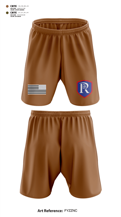 RICS Raiders 86682498 Athletic Shorts With Pockets - 1