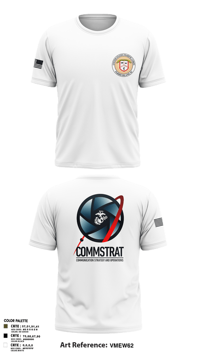 MCRDPI COMMSTRAT 84265949 Short Sleeve Performance Shirt - 2