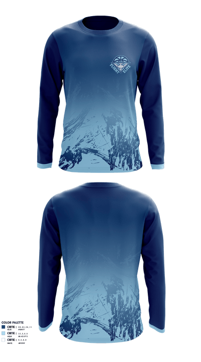 Flight basketball club 30375308 Long Sleeve Performance Shirt - 1
