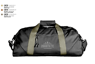 Duffle Bag, 2668th TC, National Guard, Teamtime, Team time, sublimation, custom sports apparel, team uniforms, spirit wear, spiritwear, sports uniforms, custom shirts, team store, custom team store, fundraiser sports, apparel fundraiser