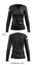 3rd plt kingsmen 25253599 Women's Long Sleeve V-neck Shirt - 2