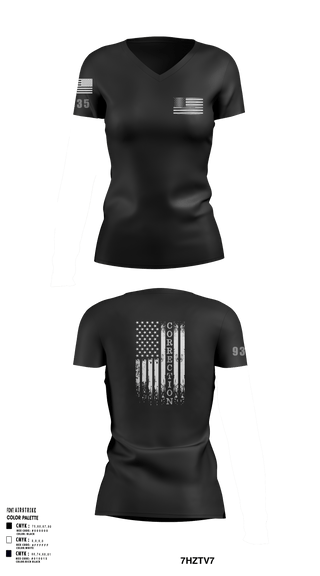 Women's Short Sleeve Vneck Shirt, 285Corrections, , Teamtime, Team time, sublimation, custom sports apparel, team uniforms, spirit wear, spiritwear, sports uniforms, custom shirts, team store, custom team store, fundraiser sports, apparel fundraiser