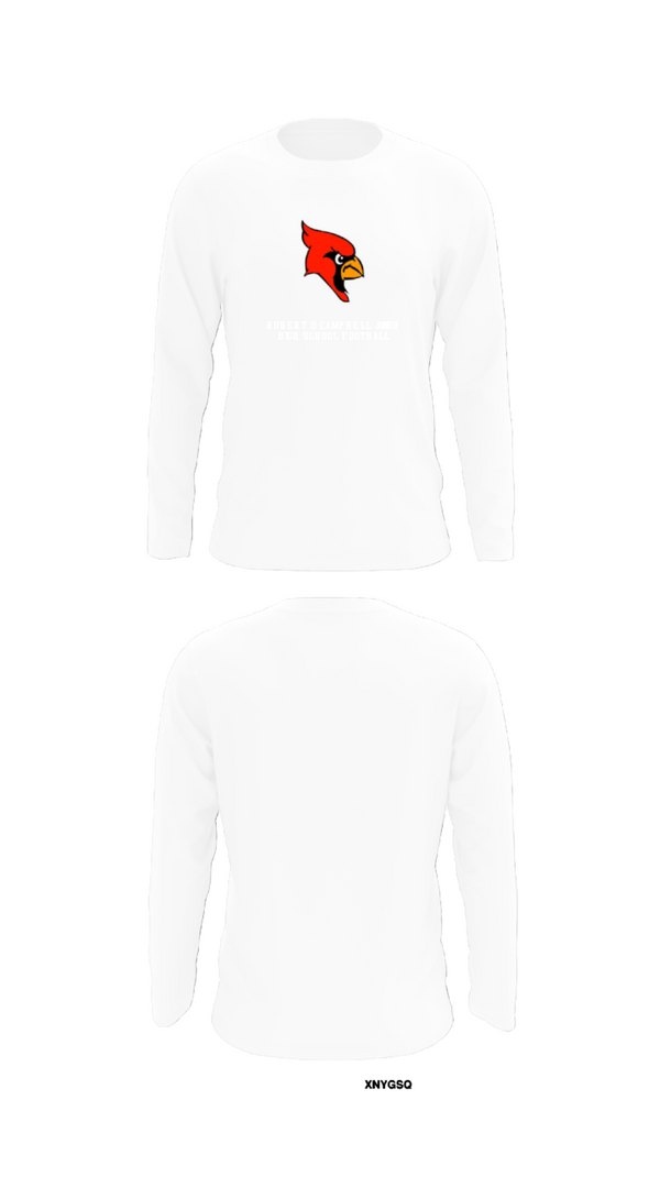 Long Sleeve Performance Shirt, Robert D Campbell Junior High School Football, Football, Teamtime, Team time, sublimation, custom sports apparel, team uniforms, spirit wear, spiritwear, sports uniforms, custom shirts, team store, custom team store, fundraiser sports, apparel fundraiser