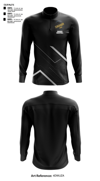 Quarter Zip Jacket, Swagger, Men's Basketball, Teamtime, Team time, sublimation, custom sports apparel, team uniforms, spirit wear, spiritwear, sports uniforms, custom shirts, team store, custom team store, fundraiser sports, apparel fundraiser
