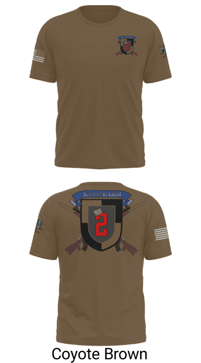 2nd Battalion 43692183 Short Sleeve Performance Shirt - 16