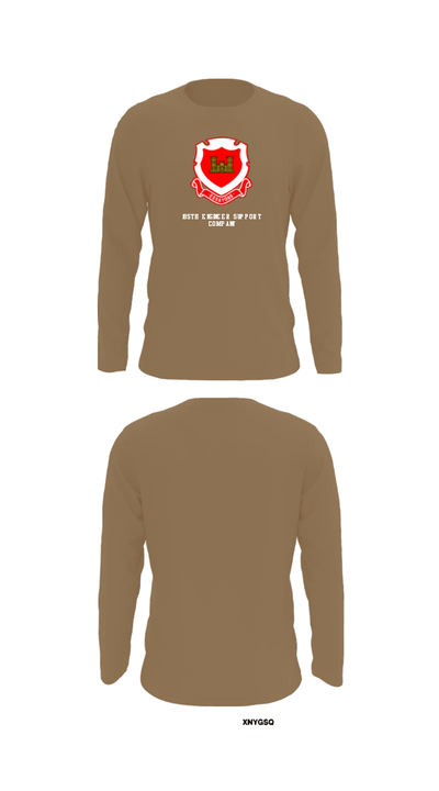 185th Engineer Support Company 57243184 Long Sleeve Performance Shirt - 12