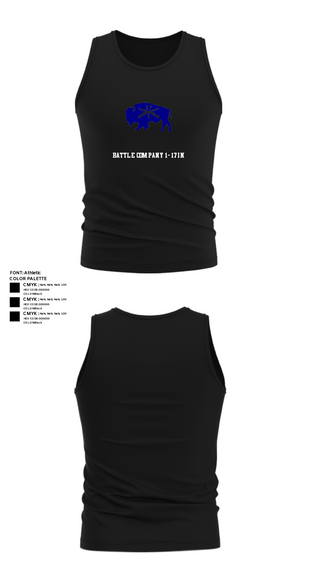 Tank Top, Battle company 1-17IN, Army, Teamtime, Team time, sublimation, custom sports apparel, team uniforms, spirit wear, spiritwear, sports uniforms, custom shirts, team store, custom team store, fundraiser sports, apparel fundraiser