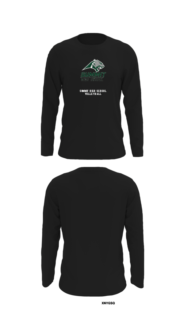 Long Sleeve Performance Shirt, Summit High School Volleyball, Women's Volleyball, Teamtime, Team time, sublimation, custom sports apparel, team uniforms, spirit wear, spiritwear, sports uniforms, custom shirts, team store, custom team store, fundraiser sports, apparel fundraiser